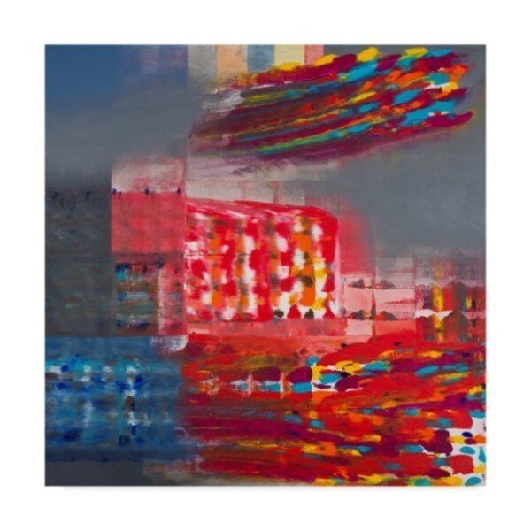 Hooshang Khorasani 'Color Storm' Canvas Art, 24x24, Trademark Fine Art, Mfr#: ALI35721-C2424GG